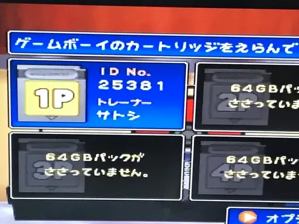 ６４GBパックでポケスタ